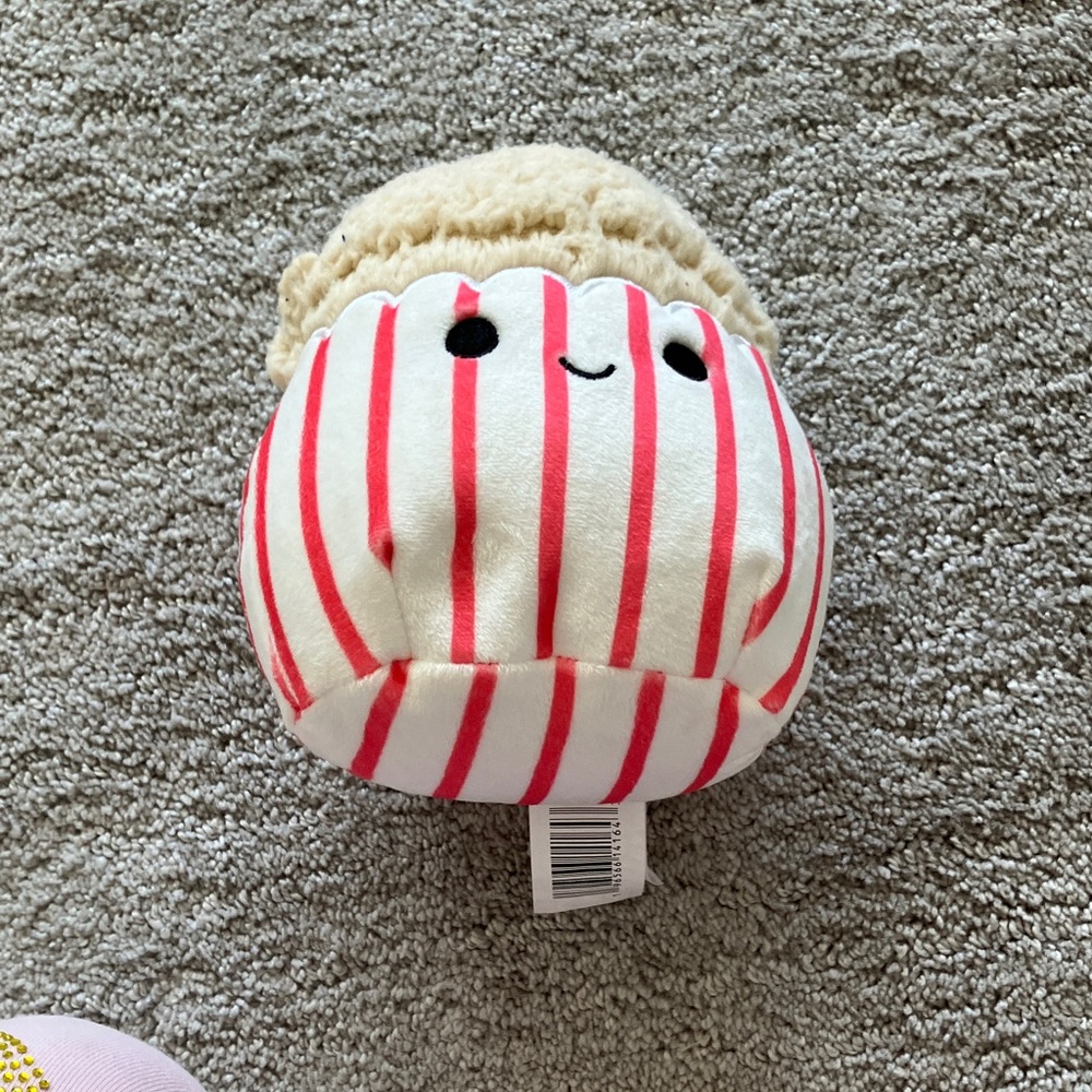 Striped Plush  squishmallow Popcorn plush